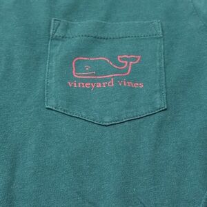 LIMITED Edition Vineyard Vines Green long sleeve with red logo